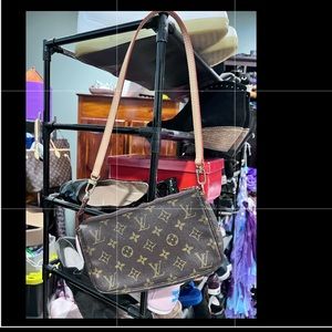 FIRM PRICE AUTHENTIC LV POUCHETTE WITH STRAP